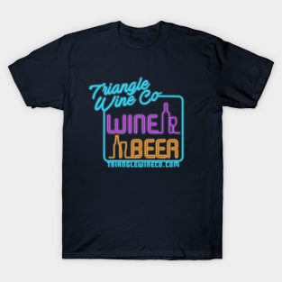 Neon Wine Beer Store Sign T-Shirt